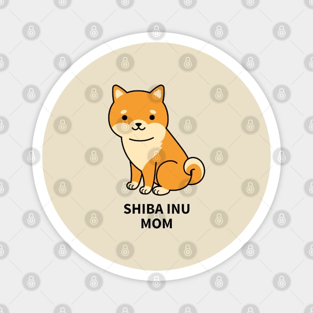 Shiba inu mom - Dog mom Magnet by cheesefries